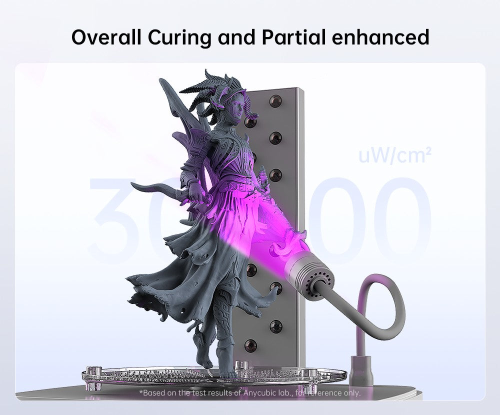 ANYCUBIC Wash & Cure 3 Plus lavadora de curado de gran volumen para impresora 3D de resina LCD SLA tamaño de limpieza 228*128*250mm