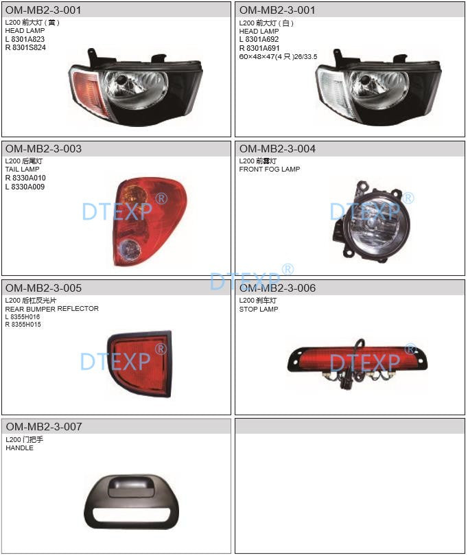 1 Pieza de Luz Trasera de Cristal para Pajero Sport 2007-2014 8331a107, Luces Traseras para Montero Sport, Luces de Estacionamiento para Shogun Kh, Sin Bombilla