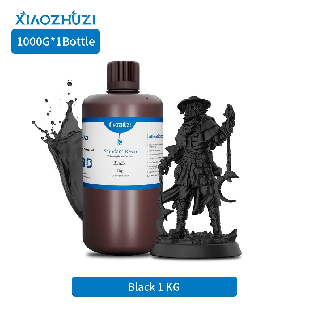 XiaoZhuzi - Resina Estándar de Curado por Luz de 405nm Compatible con Impresoras 3D Elegoo y Anycubic 405nm SLA DLP LCD.