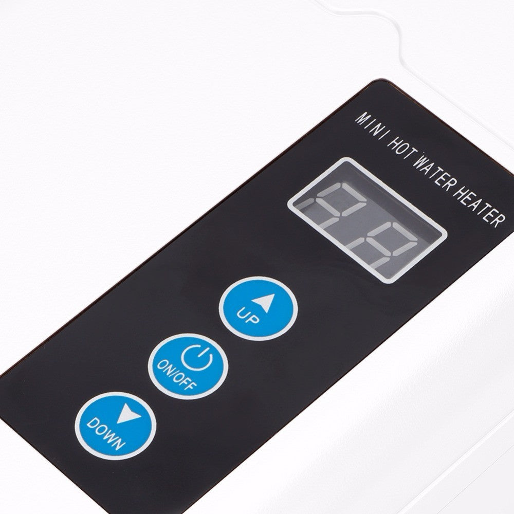 Calentador de agua eléctrico Digital, Control remoto, instantáneo, sin depósito, para cocina, baño, ducha, calentamiento rápido