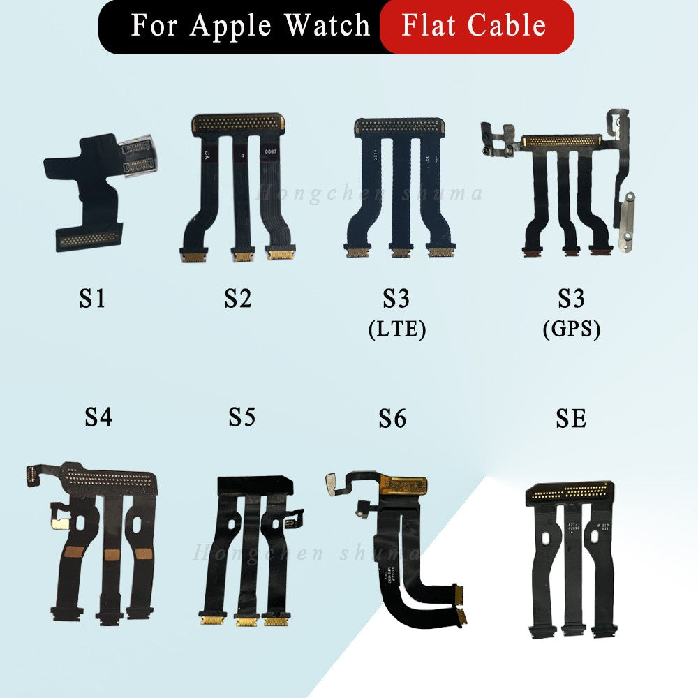 Para Apple Watch SERIES 7 8 41mm 45mm SE 2022 40MM 44MM LCD conector de pantalla táctil placa base cinta reemplazo de cable flexible
