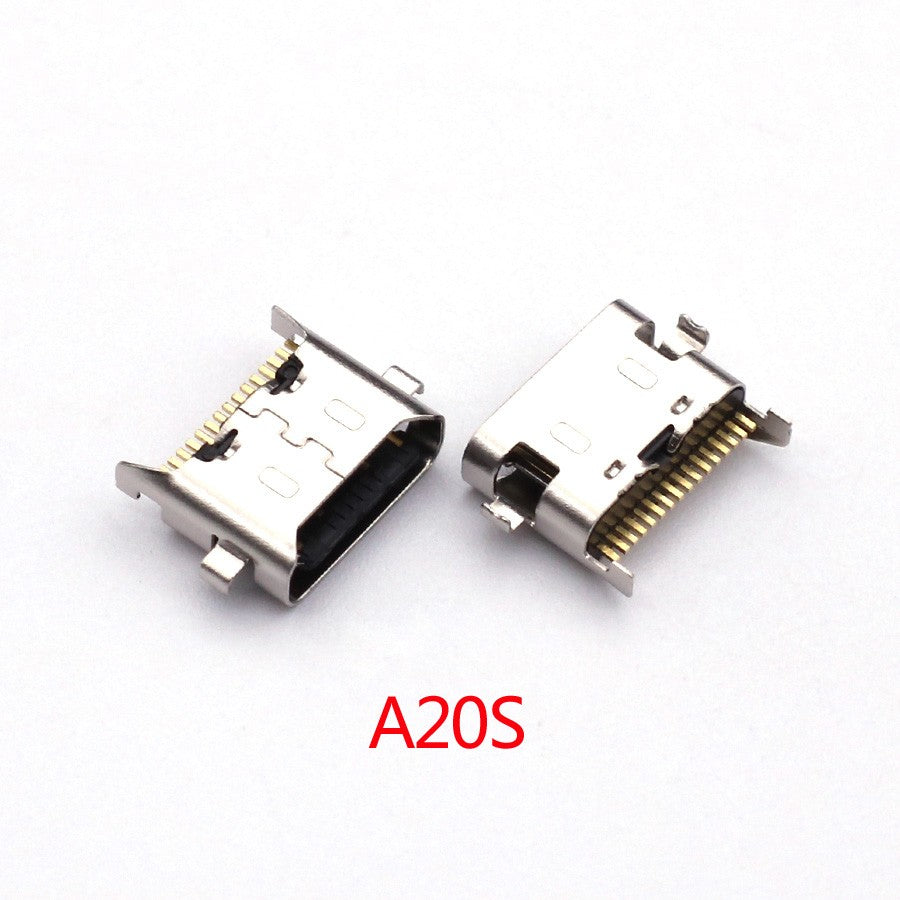 Conector de puerto de carga de 20 piezas para Samsung Galaxy A90 A80 A70 A60 A50 A40 A30 A20 A10 S conector USB para cargador