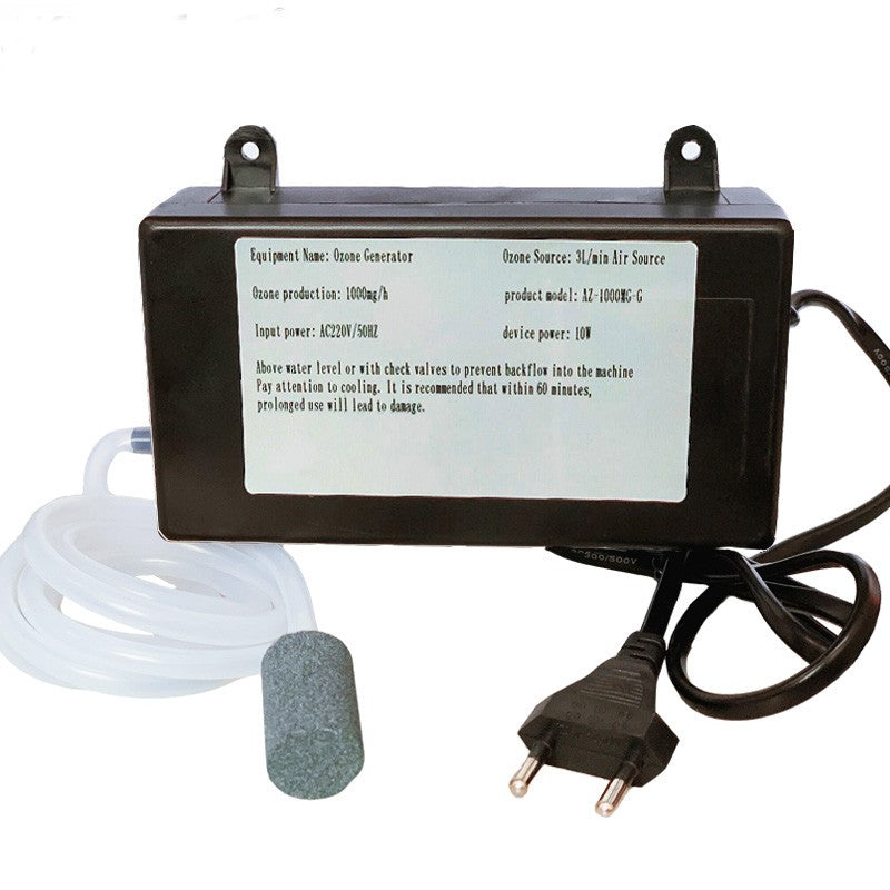 Generador de ozono, ozonizador de 1000mg, purificador de aire y agua, tratamiento de frutas, verduras, tanque de peces, aceite para 220V, enchufe europeo de 110V, enchufe estadounidense