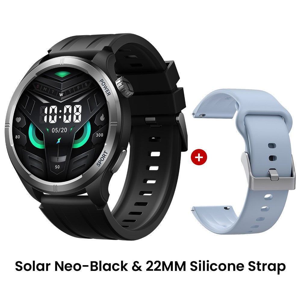 HAYLOU Solar Neo Reloj inteligente Pantalla HD de 1,53'' Llamada Bluetooth Monitoreo de salud 24 horas Relojes inteligentes Hombres Mujeres Relojes deportivos inteligentes