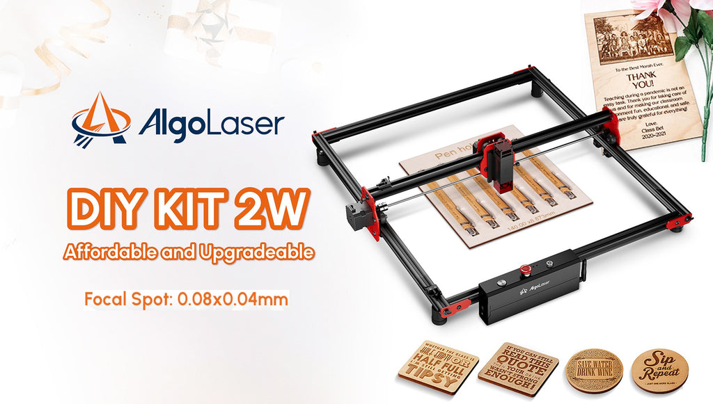 Router CNC de Escritorio Algolaser para Principiantes, 12000 mm/min, Kit DIY, 5W 10W, Conexión con Teléfono, Máquina de Grabado Multifunción para Trabajar la Madera