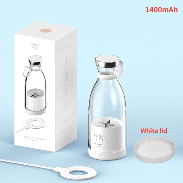 Exprimidor eléctrico portátil, minilicuadora Usb, extractores de frutas, batidos de alimentos, máquina multifunción para hacer jugo