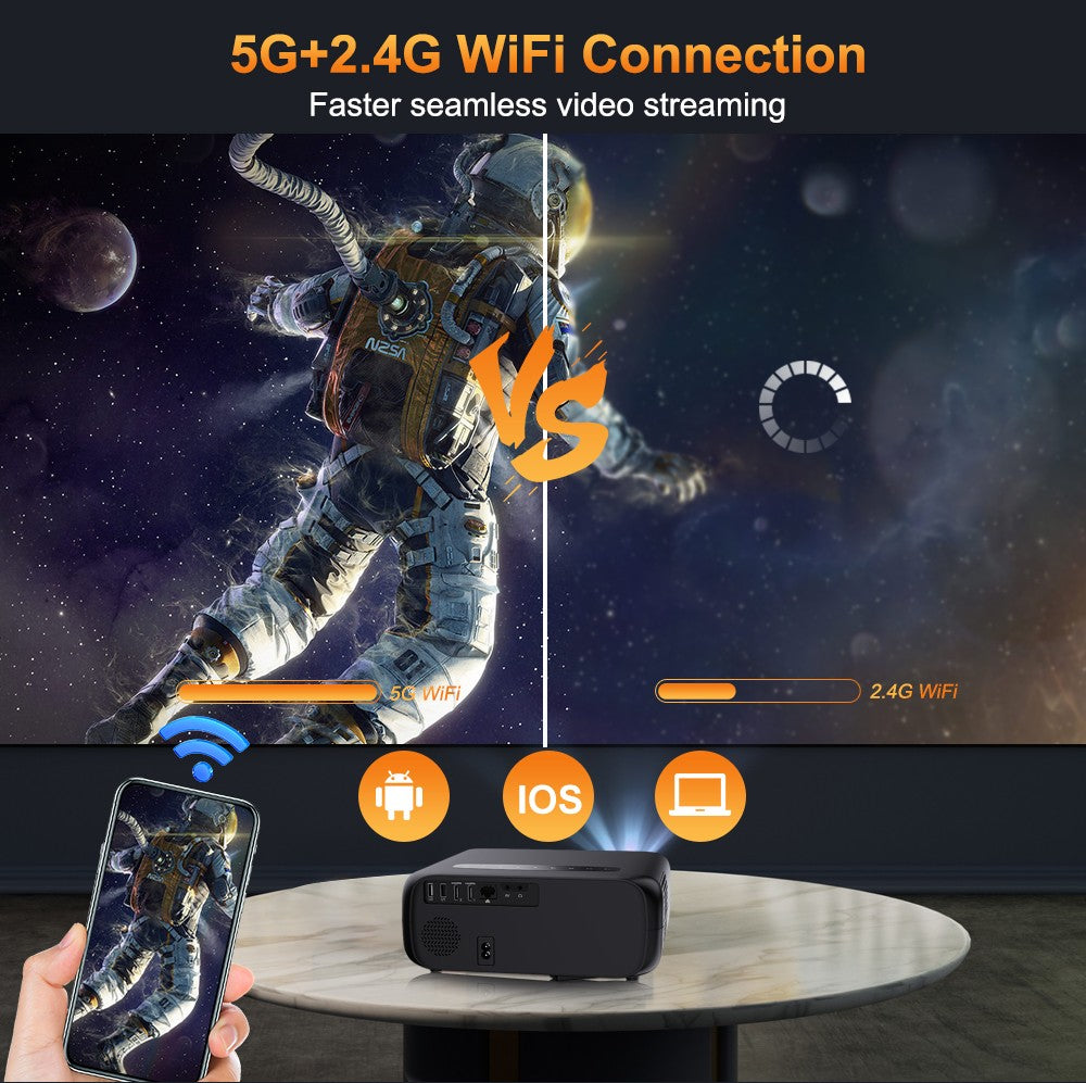 Proyector ThundeaL Full Auto HD 1080P WiFi 6 Android TD97 Pro TD97Pro Proyector