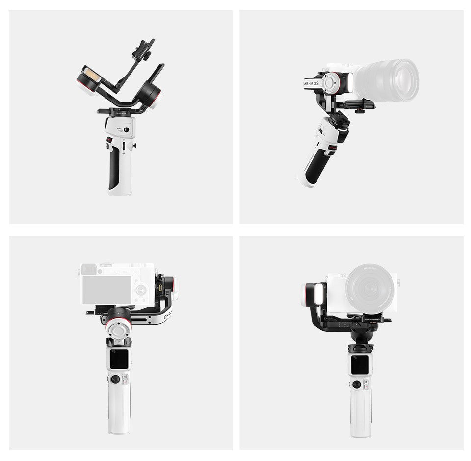 ZHIYUN-estabilizador de cardán para cámara de mano, Control de obturador Bluetooth para cámaras sin Espejo, teléfono, M3S Crane, M3 S, 3 ejes