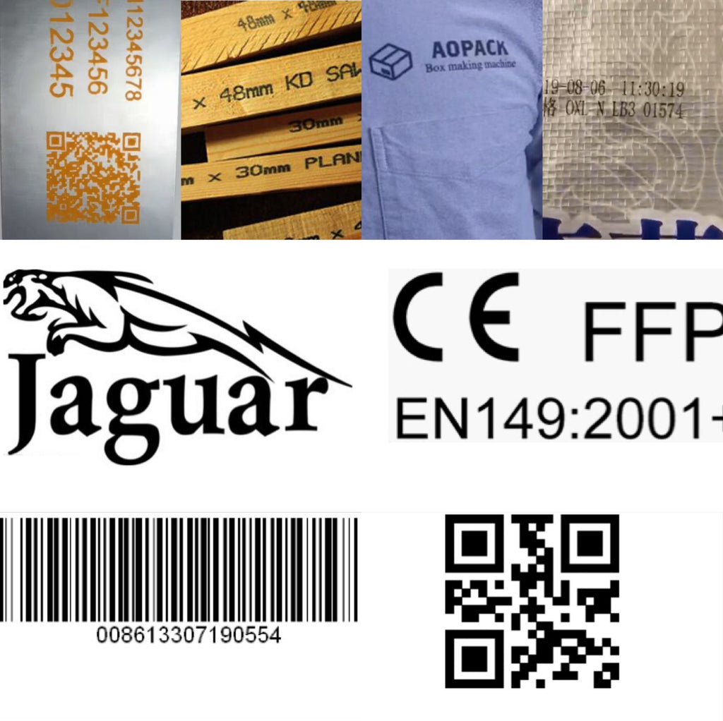 Incluye cartucho: S1760 12,7 mm QR Bar Código de lote Fecha Logo Etiqueta de caducidad Mini impresora de inyección de tinta térmica portátil