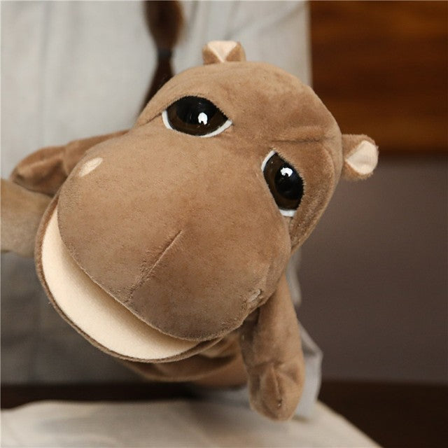 Juguetes de Peluche, Marionetas de Dedo, Muñecas Kawaii, Juguetes Educativos para Bebés, León, Elefante, Conejo, Mono, Regalo para Niños