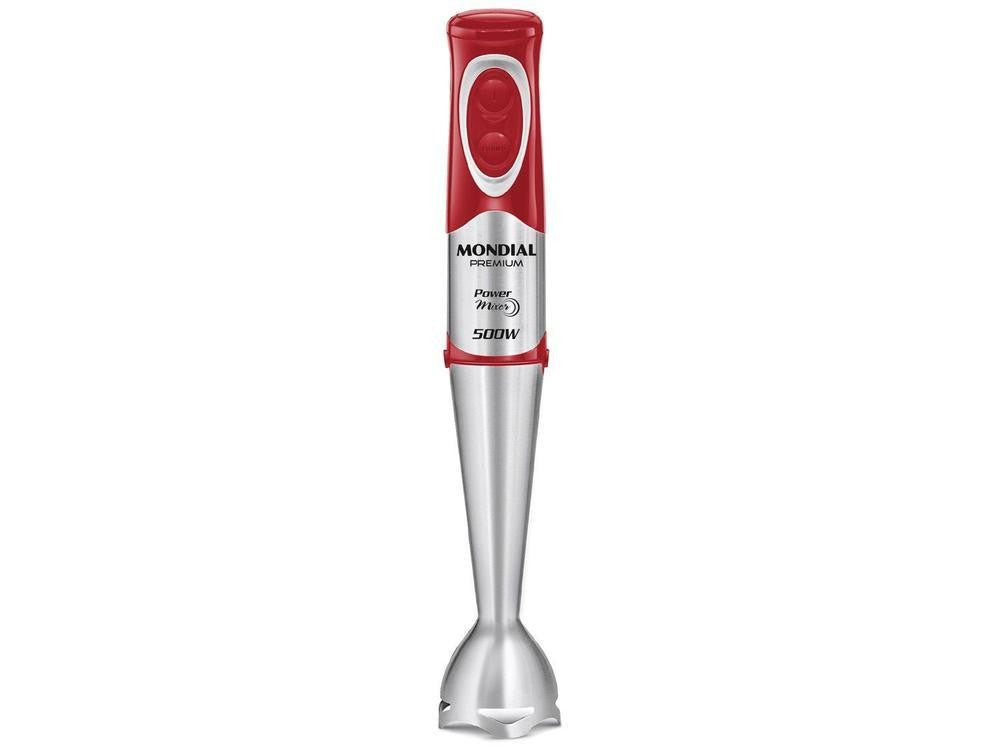 Mondial-mezclador 2 en 1, 500W, rojo e Inox - 220V