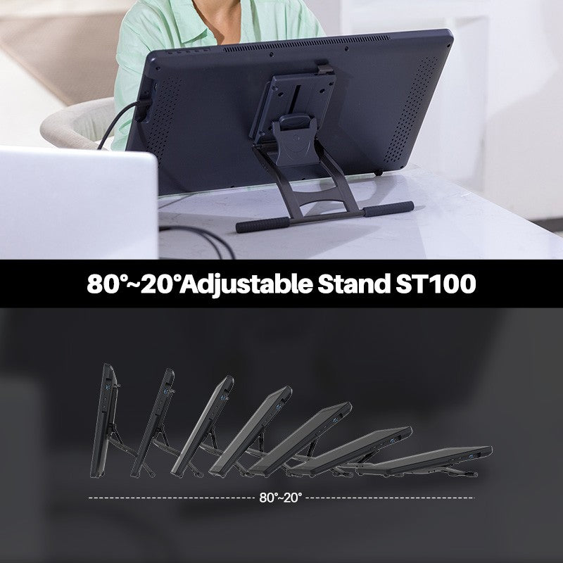 Monitor de tableta gráfica Huion de 21,5 pulgadas Kamvas 22 con 120%~140% sRGB, tableta de dibujo compatible con Linux, MacOS, Laotop, Android, USB3.1