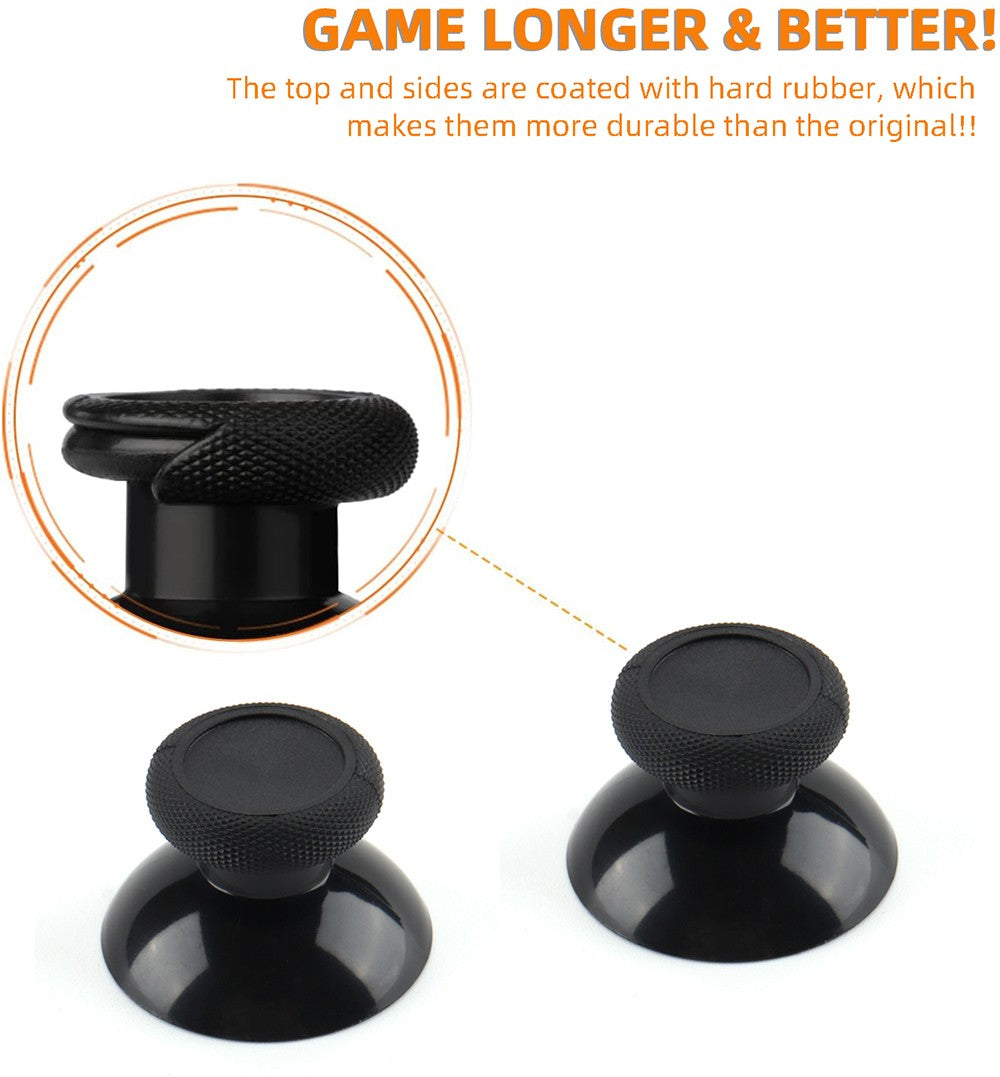 20 piezas de repuesto de palancas analógicas 3D para PS5, PS4, PS3, PS2, controlador de pulgar para XBOX Series 360, accesorio de cubierta de Joystick