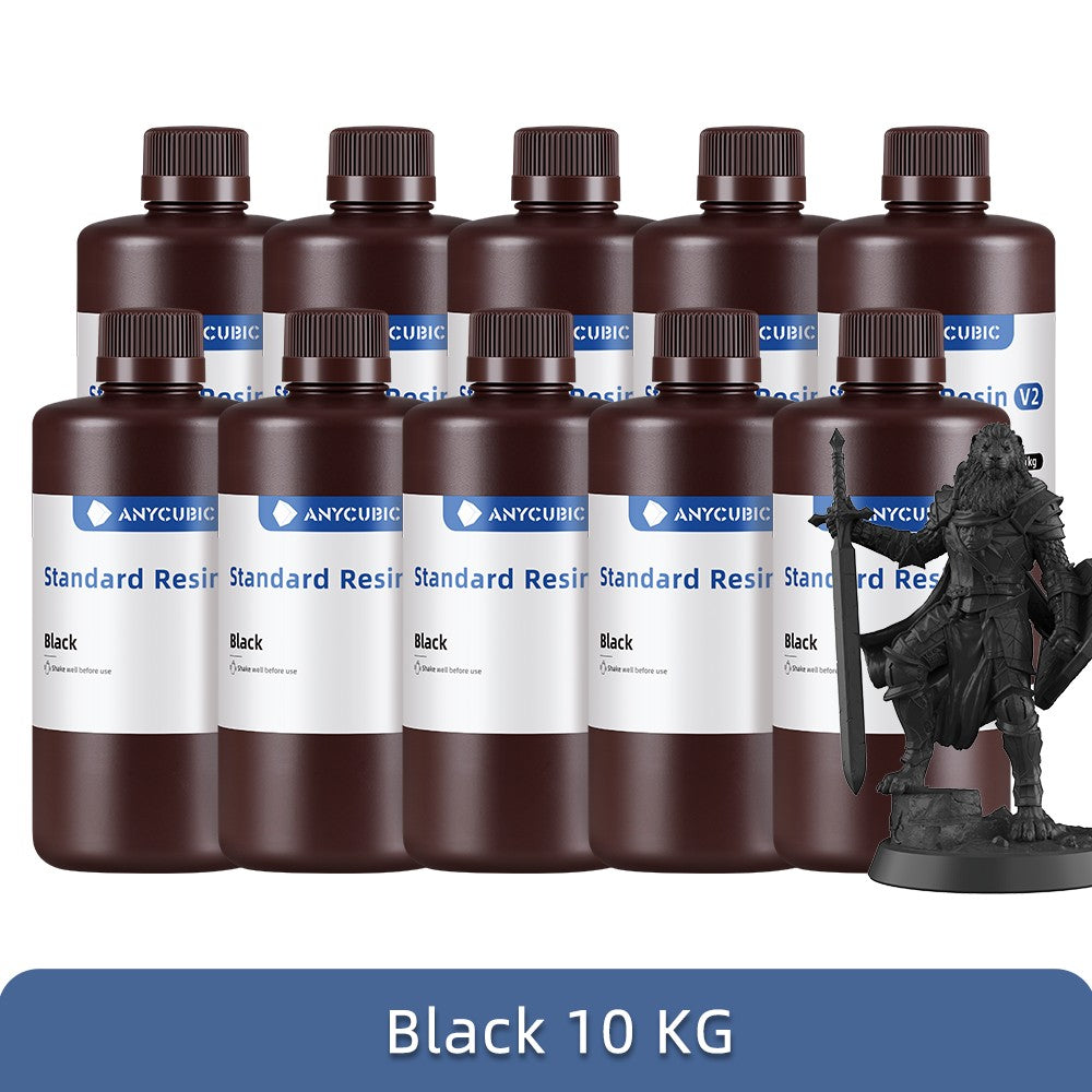 ANYCUBIC 5KG/10KG 405nm resina estándar UV/resina estándar V2 para impresora 3D Photon Mono 4 resina de impresión 3D resina sensible a los rayos UV