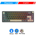 Teclado Mecánico Royal Kludge RK R65 en Portugués Brasileño, con Cable, Intercambiable en Caliente, 66 Teclas, 65%, Retroiluminación RGB, para Gamers