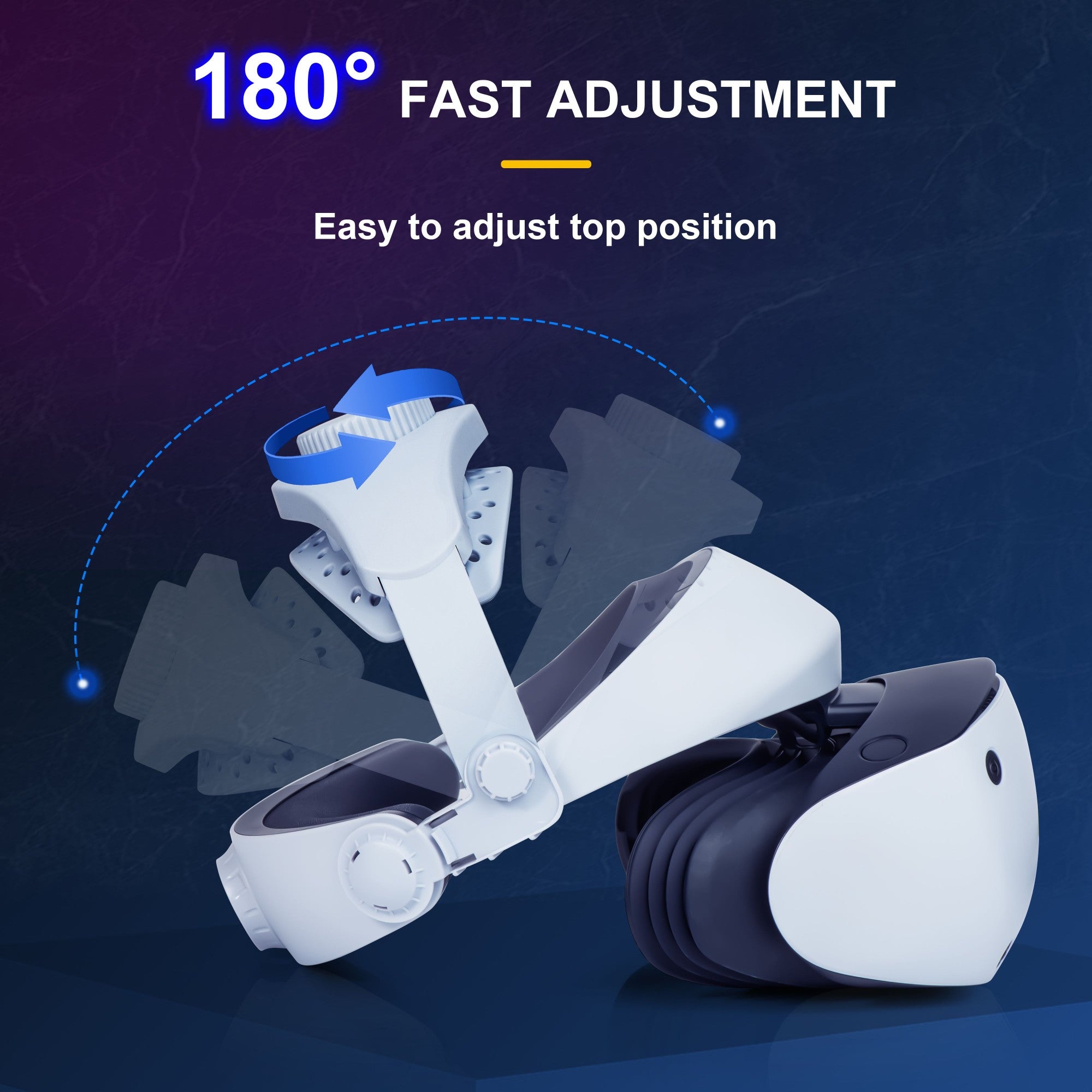 Correa de cabeza ajustable para gafas SONY PS VR2 VR, soporte de auriculares retráctil para accesorios de expansión PlayStation VR2