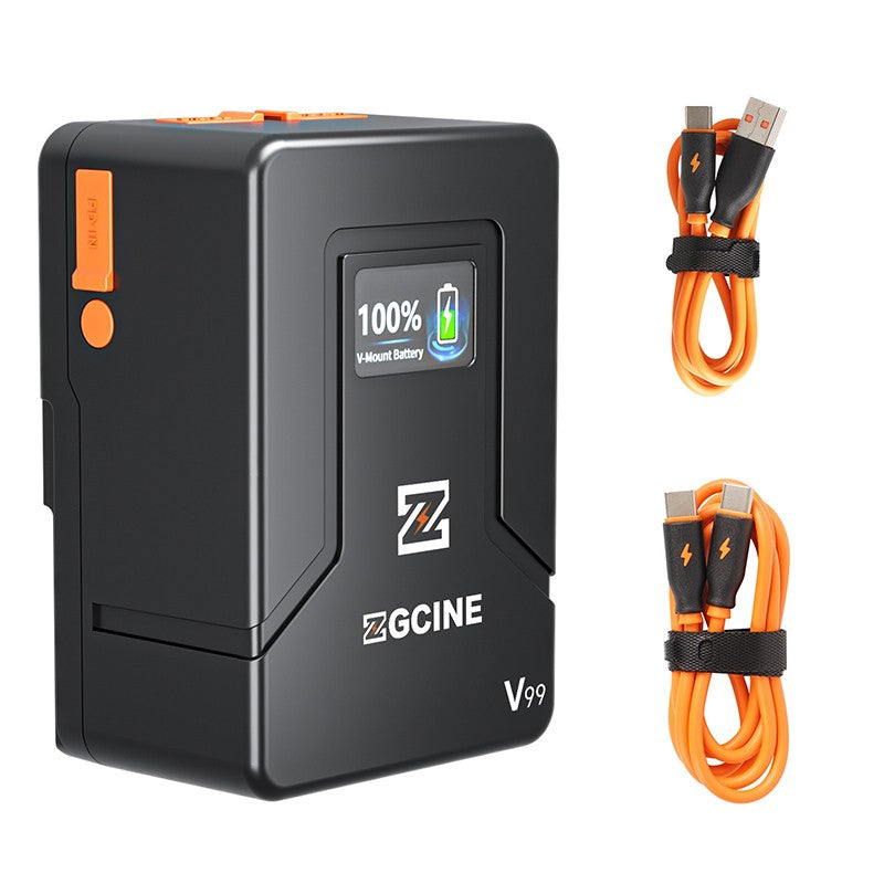 (DO Brasil) Batería de litio V-Lock ZGCINE ZG-S200 V99 con montura V para videocámaras/dispositivos digitales/luces de video/monitores