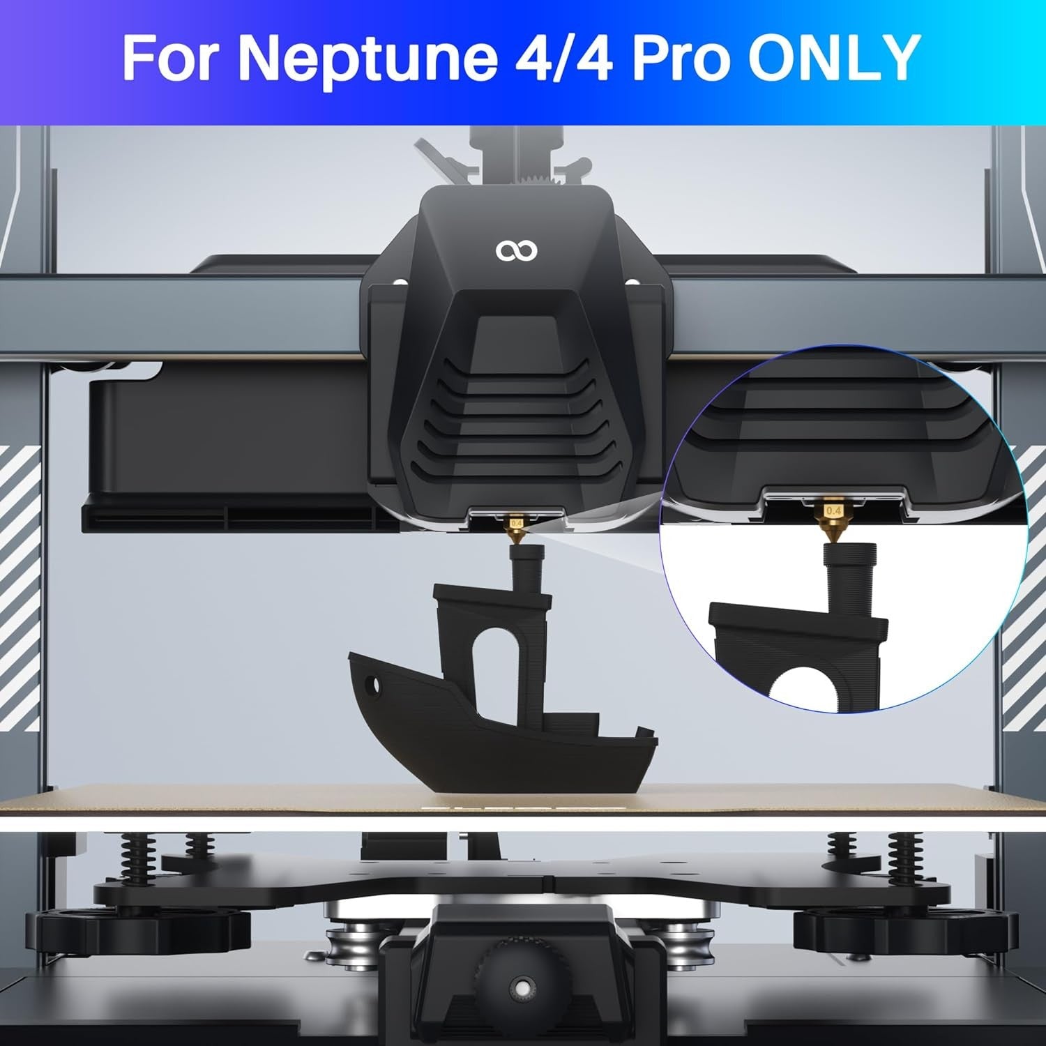 ELEGOO 10 boquillas de varios tamaños para impresora 3D Neptune 4 y Neptune 4 Pro, boquillas Hotend de latón de 0,2/0,4/0,6/0,8 mm