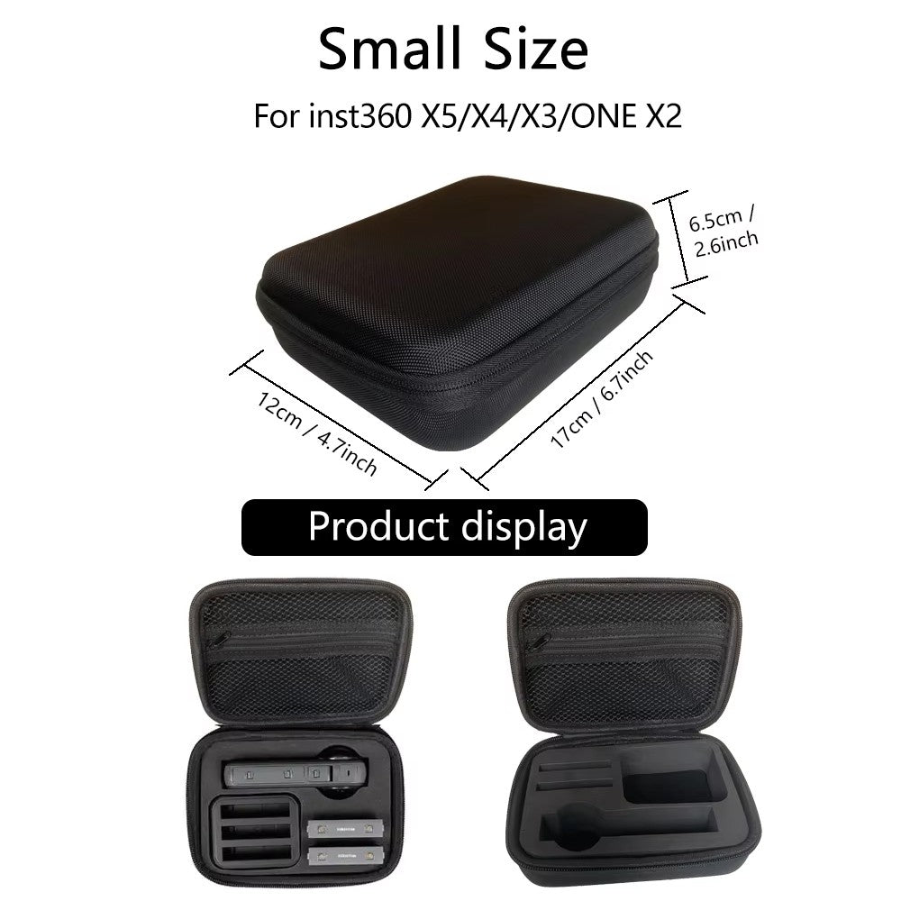 Bolsa de almacenamiento Estuche de transporte caja portátil para GoPro Hero 13 12 11 10 9 8 insta360 SJCAM AKASO DJI Osmo accesorios de Cámara de Acción