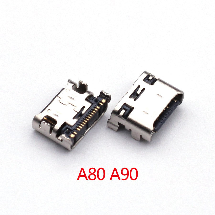 Conector de puerto de carga de 20 piezas para Samsung Galaxy A90 A80 A70 A60 A50 A40 A30 A20 A10 S conector USB para cargador