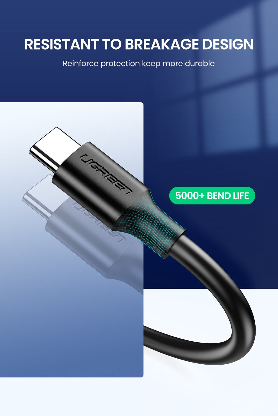 UGREEN Cable USB C 5Gbps USB3.0 A a USB C para iPhone 17 16 15 iPad Samsung S25 S24 para Switch M2 SSD NVME USB3.0 Cable de datos de 18W