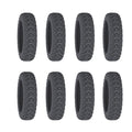 8 unids/set cubierta de protección de ruedas de maleta con sonido silencioso caja de carrito de silicona cubierta de ruedas equipaje de viaje zapatos con ruedas