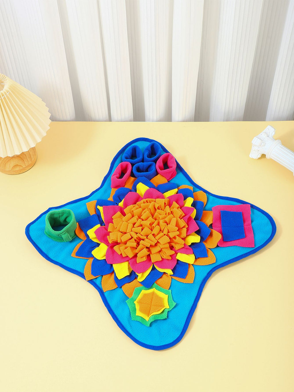 Buena calidad Estera de snuffle para mascotas para perros, rompecabezas de alimentación interactivo para comodidad y suavidad del aburrimiento