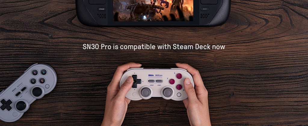 Control Inalámbrico para Juegos 8Bitdo SN30 Pro con Bluetooth y Efecto Hall para Switch 2, MacOS, Android, Raspberry Pi, Windows, Steam Deck