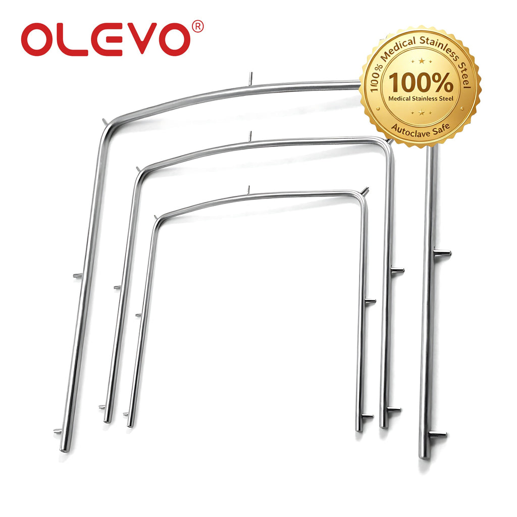 Juego de Abrazaderas para Dique de Goma Dental, Soporte de Acero Inoxidable Autoclavable, 1 Pieza, Pinzas Quirúrgicas, Herramientas e Instrumentos de Odontología