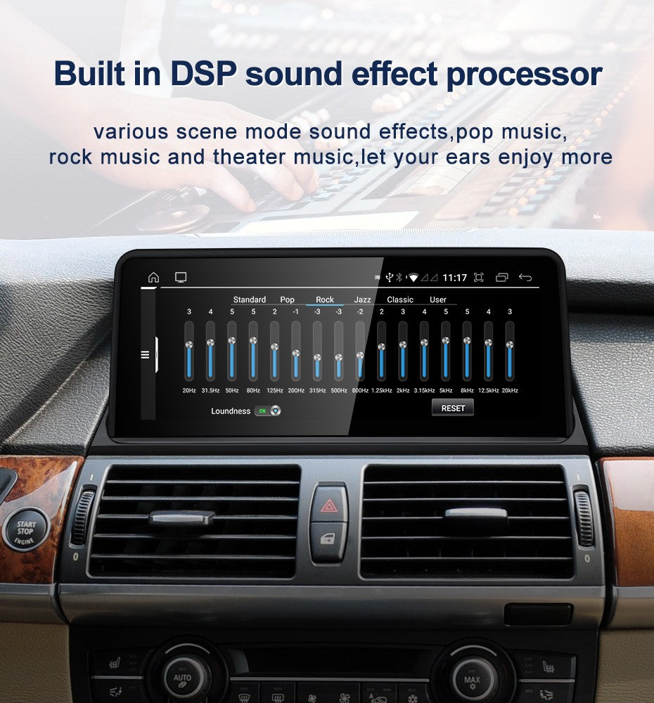 STWEI 2024 nuevo ID6 ID7 ID8 UI 10,25inc sistema Android inalámbrico Carplay AUTO para BMW X5 E70 X6 E71 reproductores de vídeo de coche GPS Navi