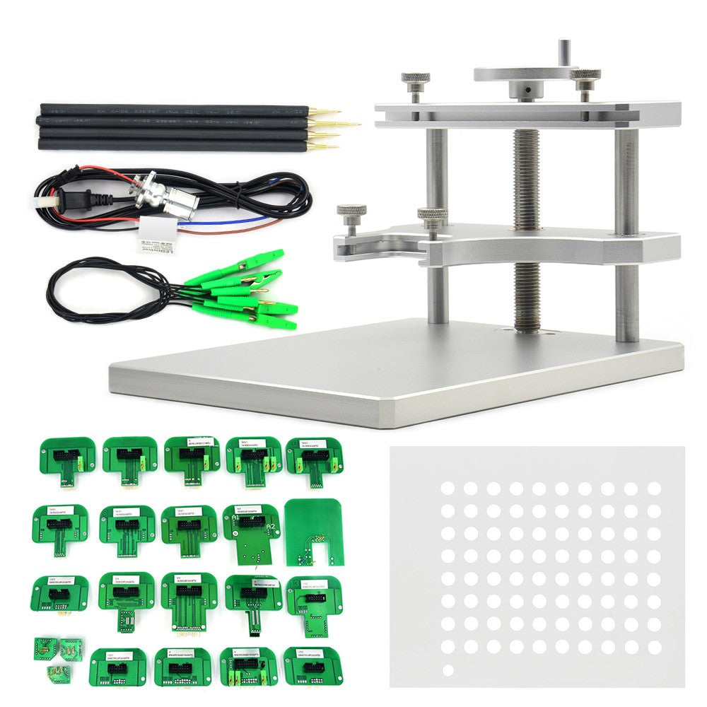 Marco LED BDM de acero inoxidable con 4 bolígrafos de sonda, 22 Uds., adaptadores BDM para herramienta de programación de sintonización de Chip ECU KTAG/KESS/Fgtech