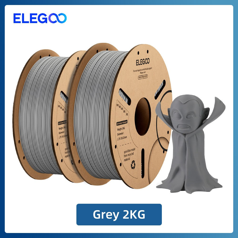 ELEGOO 1kg 1,75mm filamento PLA plástico 3D PLA para impresora 3D Material consumible para impresora 3D NEPTUNE 3 PRO FDM