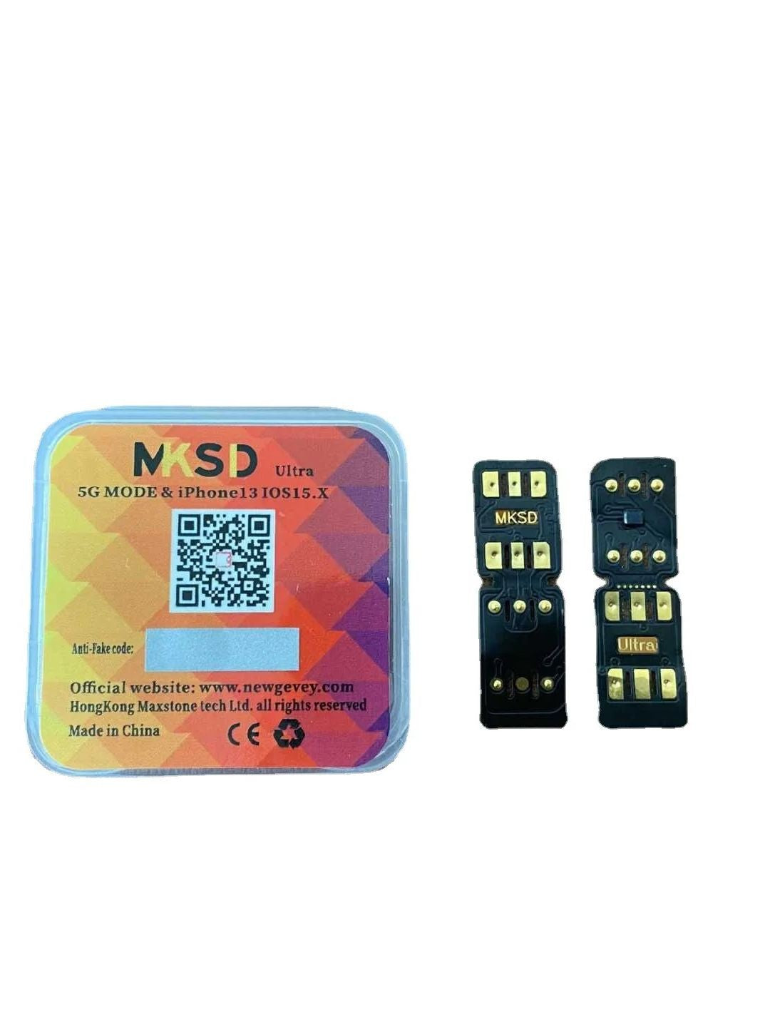 Las últimas pegatinas de tarjetas de desbloqueo MKSD Ultra V5.5 para IPhone 6/7/8/X/XS/XR/XSMAX/11/12/13PM todas las series MKSD negro/MKSD azul