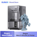 Impresora 3D de Resina ELEGOO Mars 5 Ultra 9K MSLA con Nivelación Automática y Cámara Inteligente con IA, Impresión de Alta Velocidad, Tamaño 153.36×77.76×165mm