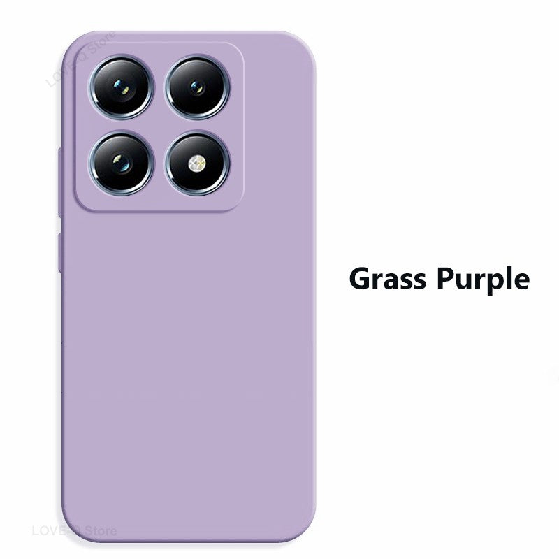 Funda Original de silicona líquida para teléfono móvil, carcasa suave para Xiaomi Mi 14 T, Mi 14 T Pro, Mi 14 T Pro, accesorios para Xiaomi funda de Xiaomi 14T Pro