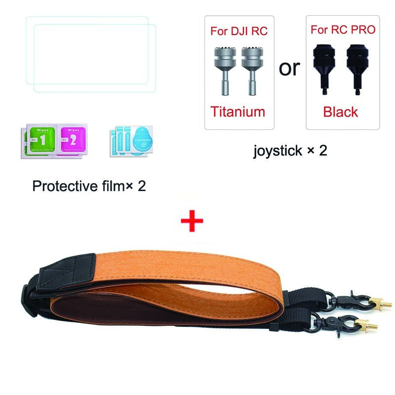 Cordón de control remoto para DJI RC/RC 2/RC PRO, correa ajustable para el cuello con correas para colgar pantalla para Mini 3/3Pro/Mavic 3/Air 3