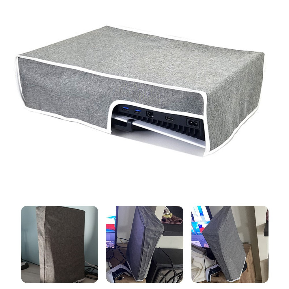 Cubierta a prueba de polvo para Sony PlayStation 5 PS5, Protector de consola de juegos, lavable, antiarañazos, herramienta protectora de Host