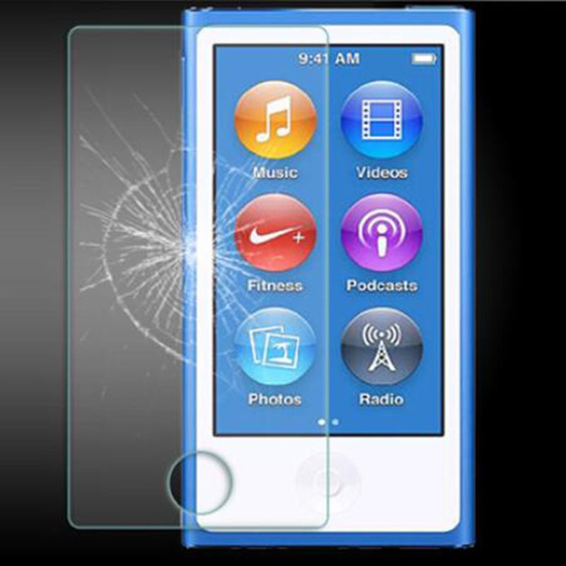 Protector de pantalla frontal de vidrio templado para Apple ipod Nano 7 8, película protectora Nano7, Nano8, MP3