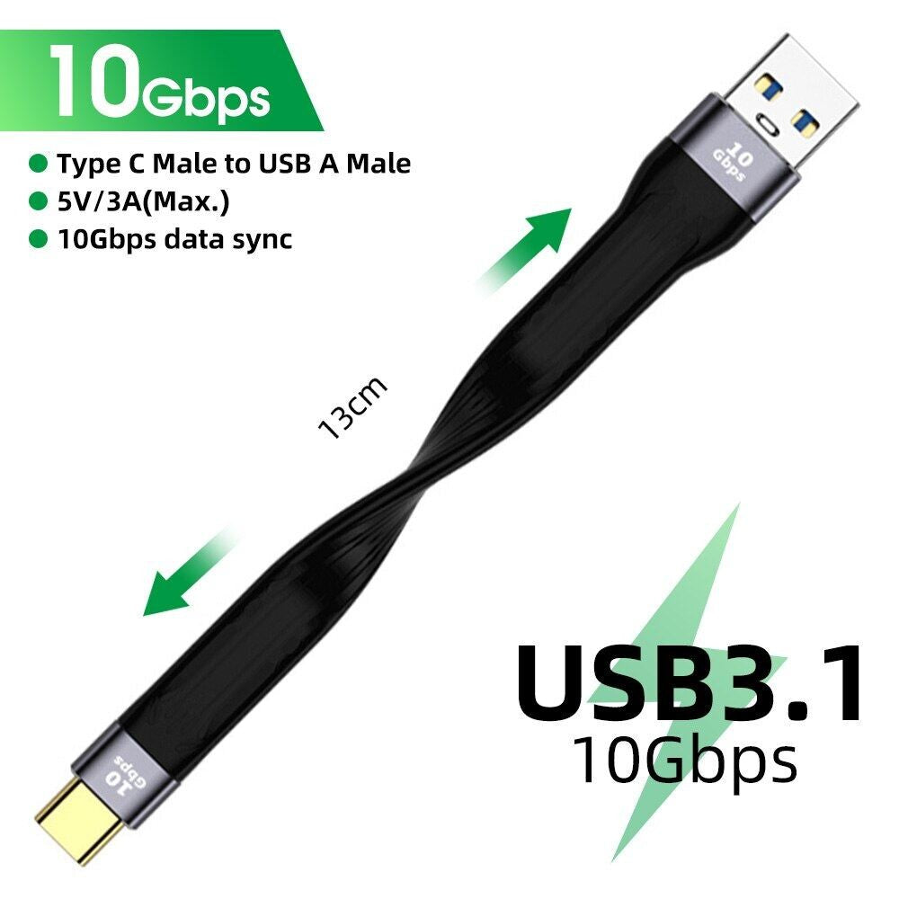 Cable USB C a USB tipo C de 40Gbps para MacBook Pro carga rápida 4,0/3,1 60W 100W PD carga rápida para Samsung Xiaomi Cable de carga