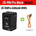 (DO Brasil) Batería de litio V-Lock ZGCINE ZG-S200 V99 con montura V para videocámaras/dispositivos digitales/luces de video/monitores