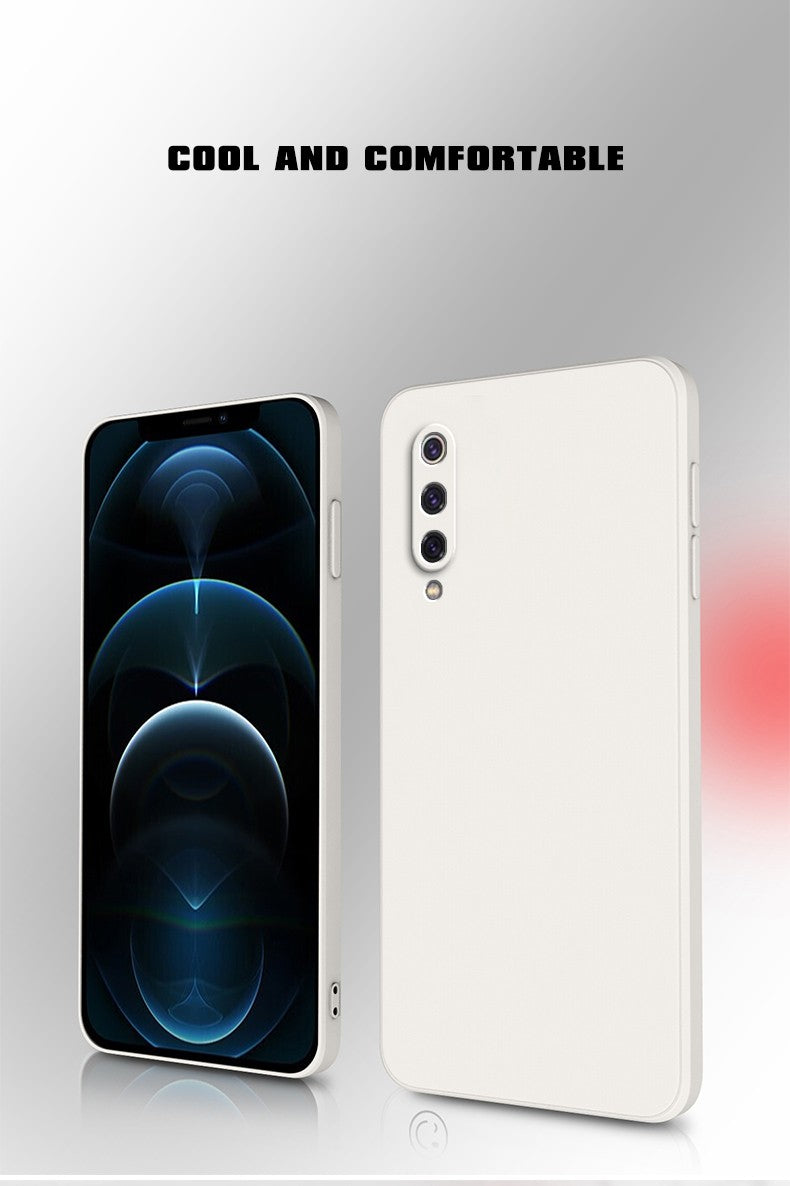 Funda básica de Color caramelo puro para Xiaomi Mi 9 Mi9 SE Pro Lite Explorer 9SE 9Pro 9Lite Funda trasera de silicona líquida cuadrada suave