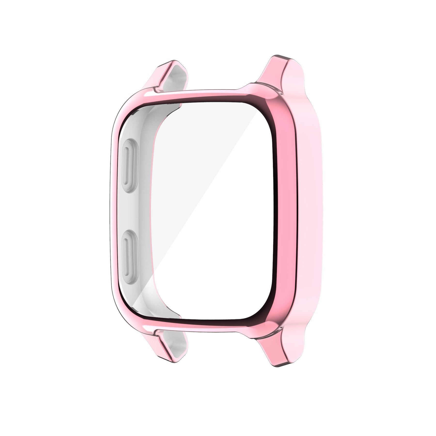 Funda galvanizada de TPU para Garmin Venu SQ, Protector de pantalla de parachoques de música