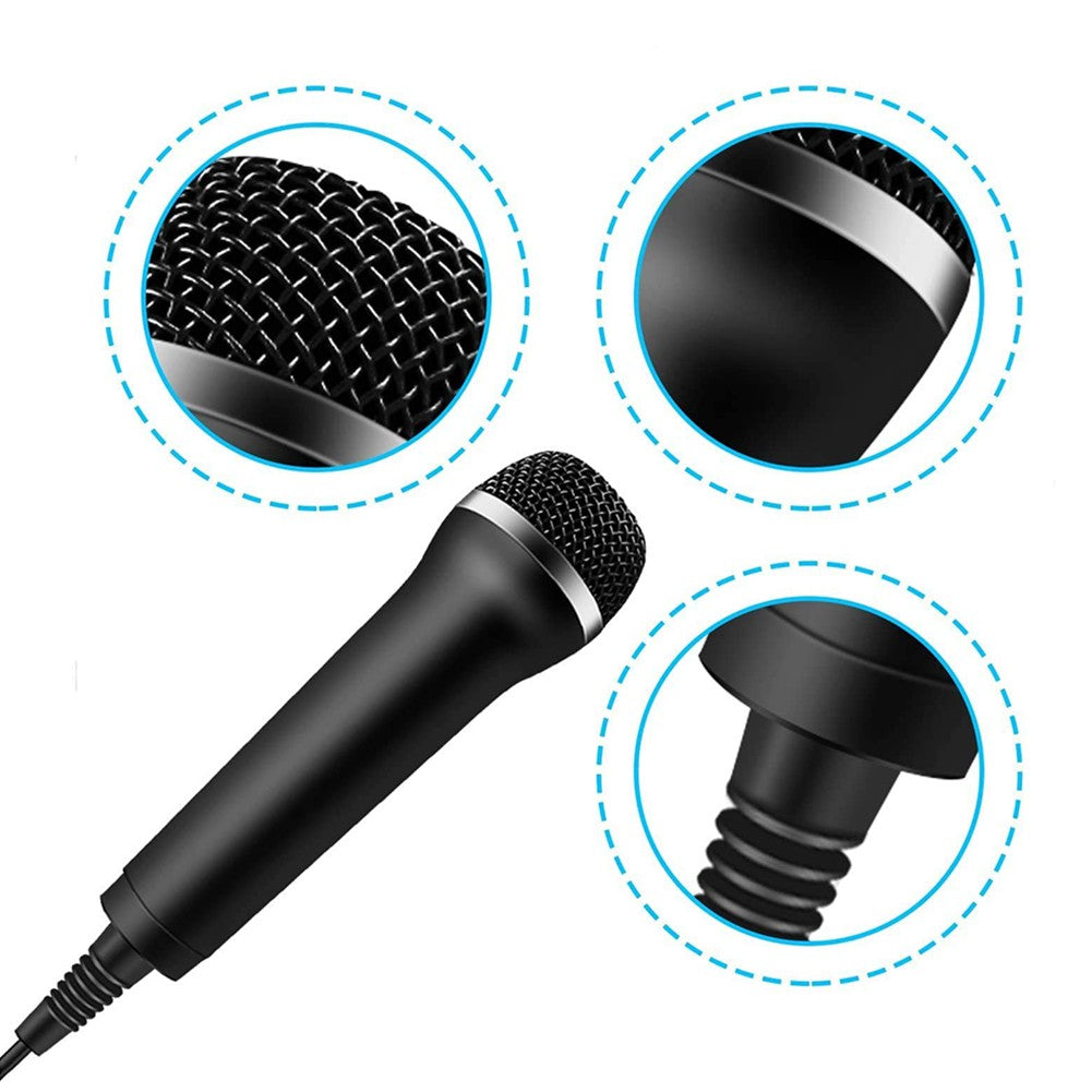 Micrófono de Karaoke con cable USB para Switch Wii, PS4, Xbox, PC, ordenador, condensador, grabación, Microfone ultraancho
