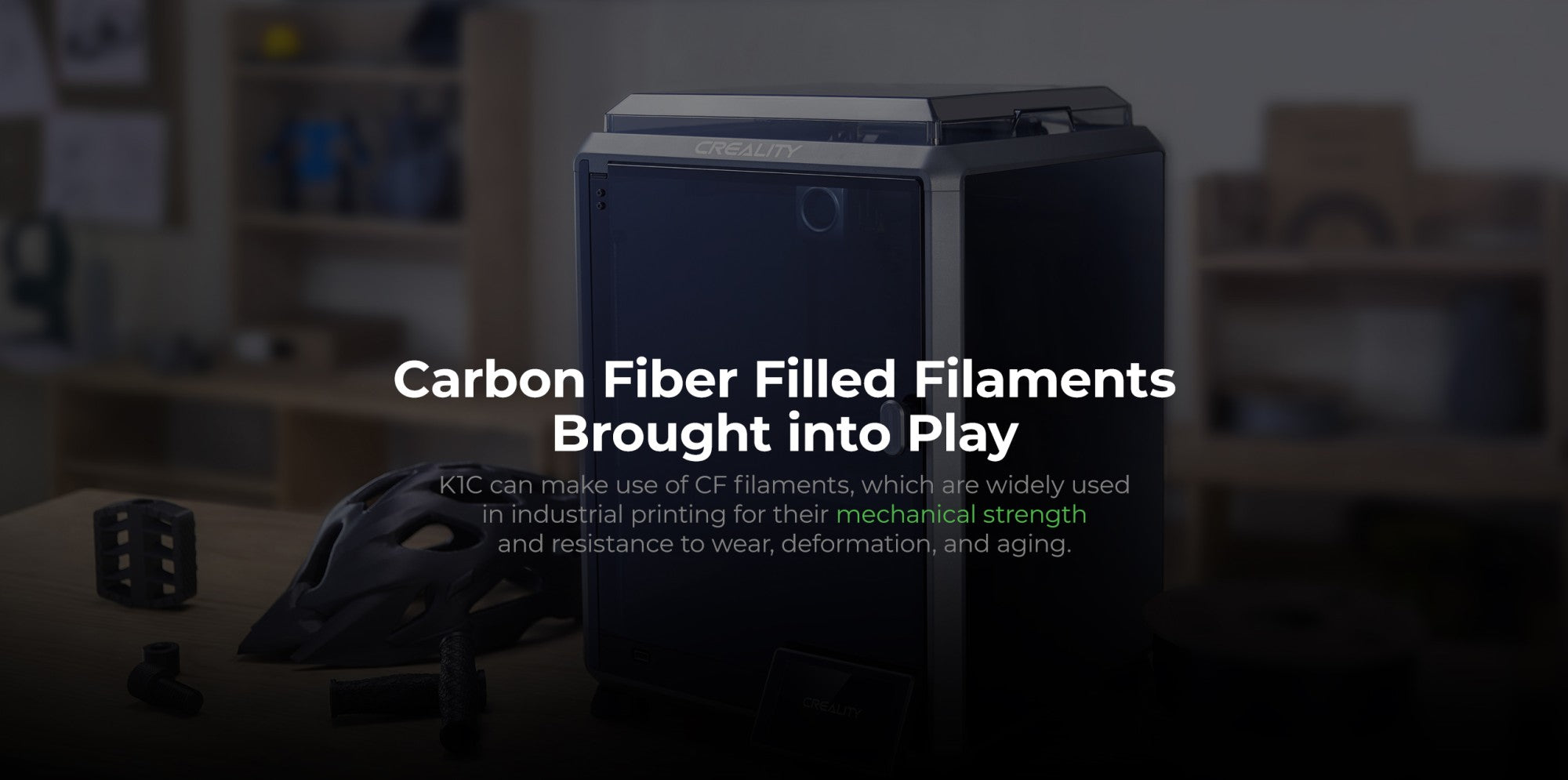 Creality-impresora 3D k1/K1MAX /K1C, extrusora de accionamiento directo de doble engranaje, velocidad de impresión Hotend de flujo máximo de 32mm, 600 MM/S