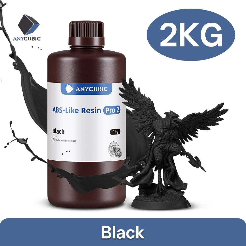 Compre 2 kg para obtener 3 kg ANYCUBIC-resina ABS 3D de alta precisión para LCD, fotopolímero estándar de 405nm, curado UV, 2 unidades por lote