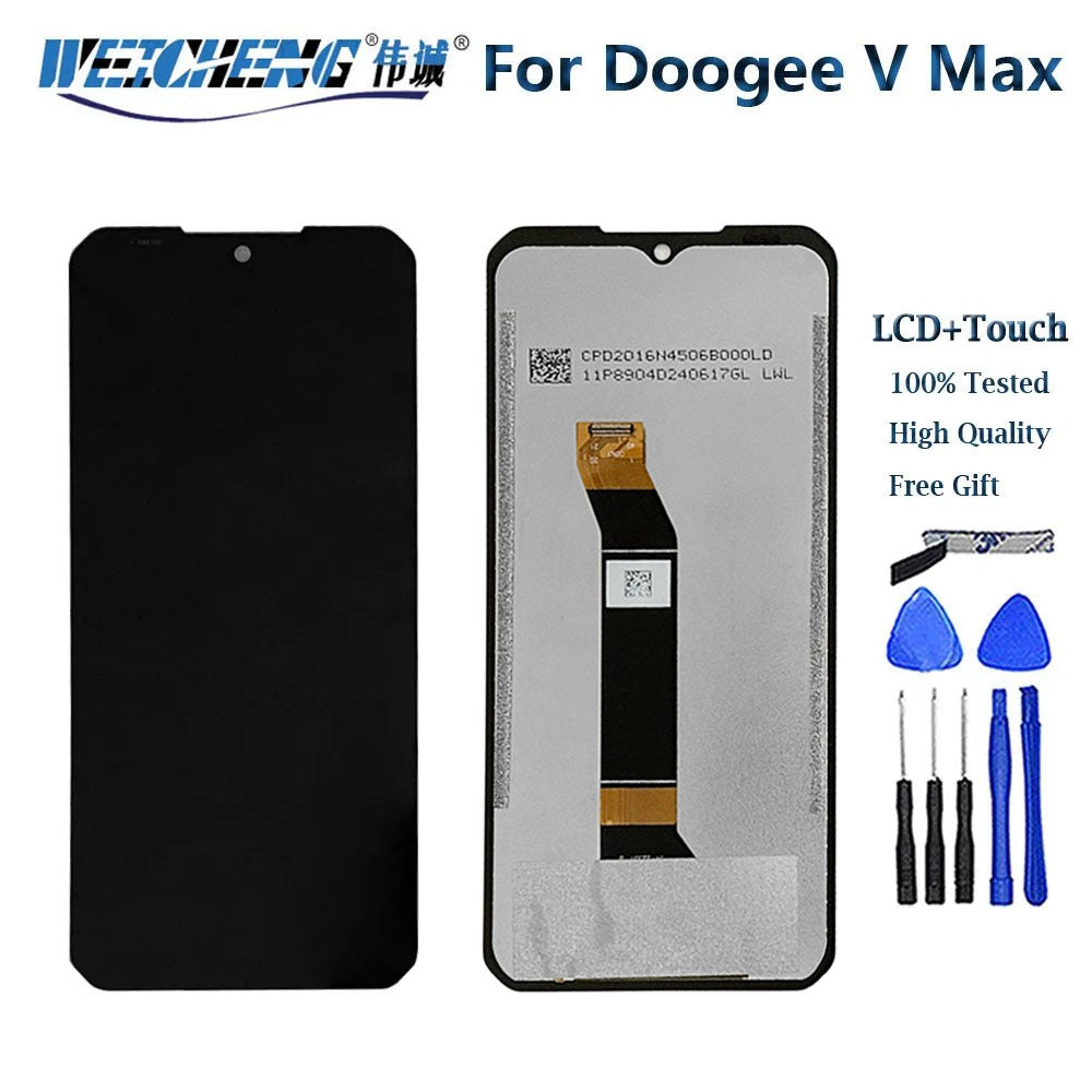 Pantalla LCD Original de 6,58 pulgadas para DOOGEE V Max + montaje de pantalla táctil de repuesto probado bien para piezas de reparación LCD Doogee Vmax