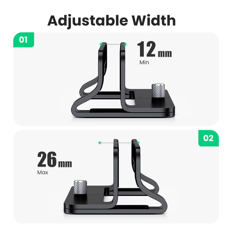 UGREEN-soporte Vertical para ordenador portátil, accesorio de aluminio para MacBook Pro, tableta y teléfono