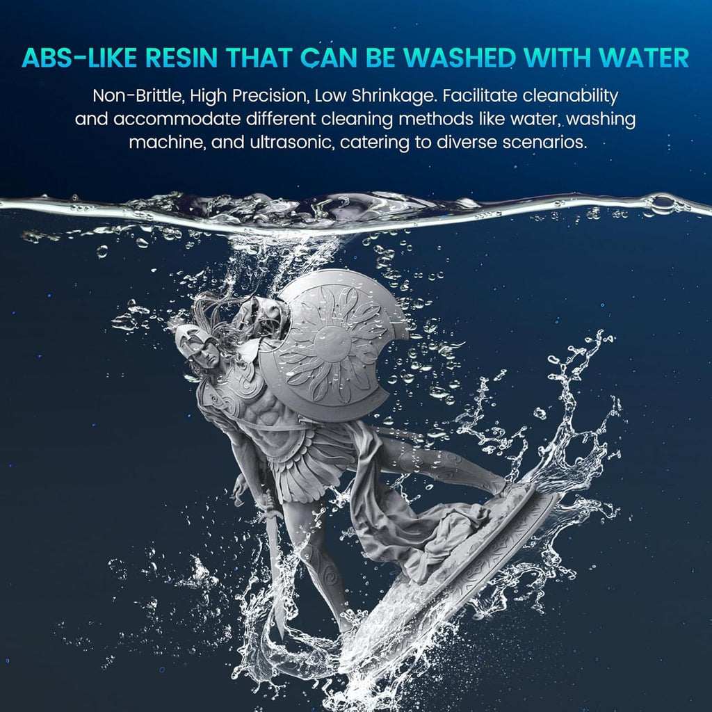 SUNLU 5KG ABS-LIKE/resina ABS lavable con agua 1000G/botella 405nm resina fotopolímero de curación UV rápida para impresión LCD 3D