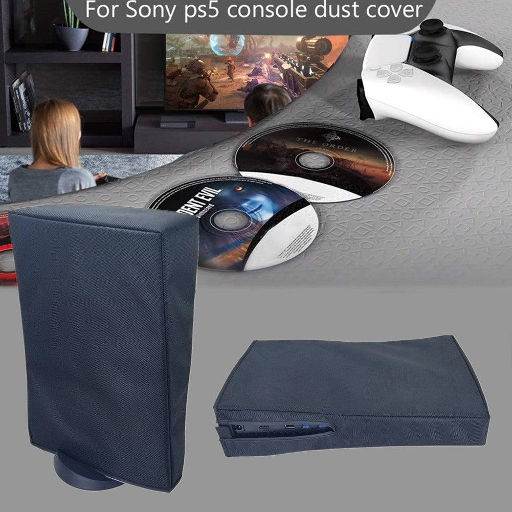 Cubierta a prueba de polvo para Sony PlayStation 5 PS5, Protector de consola de juegos, lavable, antiarañazos, herramienta protectora de Host