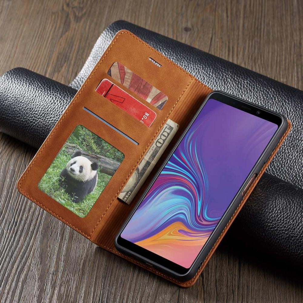 Funda de teléfono de cuero A14 A54 A34 A24 para Samsung Galaxy A05 A15 A25 A35 A55 A13 A23 A33 A53 5G, funda de libro con tapa, funda para tarjeta